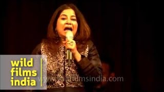 Rekha Bhardwaj performs 'Namak Ishq ka' at Mussoorie Writers' Festival