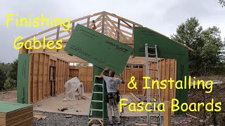 Installing Fascia Boards \u0026 Sheathing Gables #installingfasciaboards