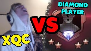 xQc VS DIAMOND PLAYER (Duo with Moxy)