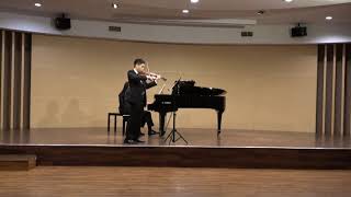 Violin Sonata No. 1 in A Minor, Op. 105・Robert Schumann / Wong How Yuen