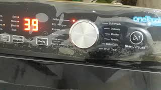 Haier Automatic Washing Machine Top Load - HWM 95 1678 - To Increase Wash Time