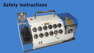 1 - Safety Instructions For STM Drill Sharpener