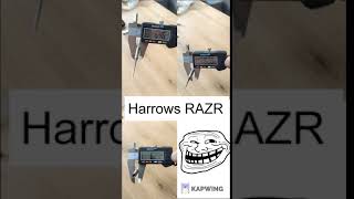 Harrows Razr steel tip 21g - quality controll is great (or not?)