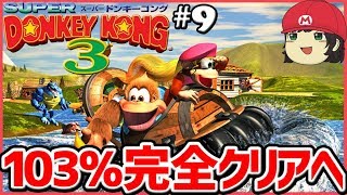 遂にロストワールド！スーパードンキーコング3を103％クリアするまで諦めない #9【DKC3】