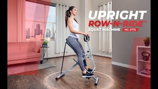 Sunny Health & Fitness  Squat Assist Row N Ride Trainer Review