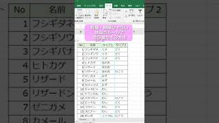 【Excel】便利🌟役職名、部署名など「独自ルール」での並び替えをする方法 #Shorts