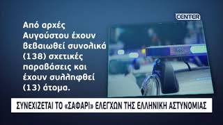 Συνεχίζεται το «σαφάρι» ελέγχων της Ελληνικής Αστυνομίας