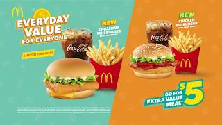 McDonald's Extra Value Meals - Chilli Lime Fish \u0026 Chicken BLT Burger [TVC]