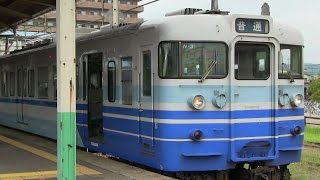 ＪＲ信越本線　東三条駅　１１５系「新新潟色＋新潟色」