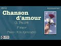 G. Fauré, “Chanson d'amour” F Major Piano Accompaniment