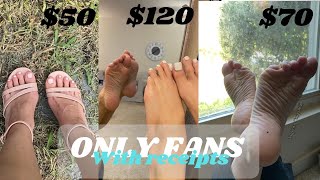 MY REAL ONLYFANS EARNINGS AS A TOP 20% CREATOR | HOW TO SELL FOOT CONTENT