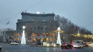 Օպերայի տոնական լույսերը 🌟 Christmas Lights in Yerevan, Opera House