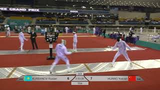 2025 387 T64 12 M E Individual Doha QAT GP 6 HUANG CHN vs KURBANOV KAZ