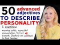 50 Advanced Adjectives to Describe Personality | Positive & Negative Vocabulary (+ Free PDF & Quiz)
