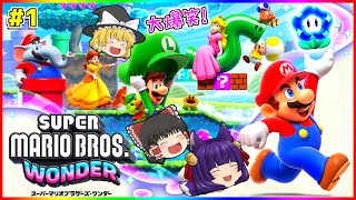 【ゆっくり実況】マリオの新作が最高に面白い！！たくっちのスーパーマリオブラザーズ ワンダー実況！！ Part1【たくっち】