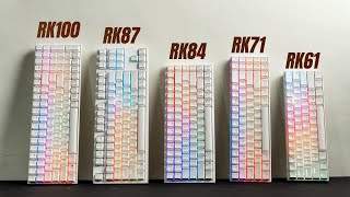 5 Royal Kludge Mechanical Keyboards Compared - RK61 RK71 RK84 RK87 RK100 | Which one to BUY? HINDI