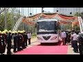 Uganda unveils Africa's first solar bus