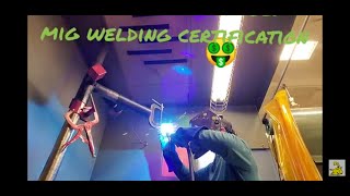 how to weld Aluminized (OVERHEAD  MIG WELDING CERTIFICATION) GUIDE (Overhead 4G) sheet metal