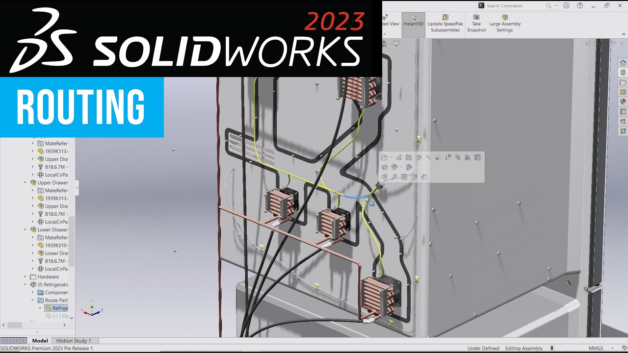 SOLIDWORKS 2023 Top Enhancements To Electrical Routing - YouTube