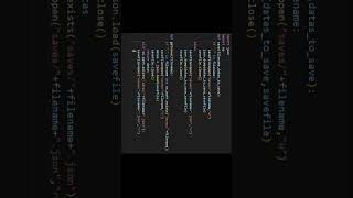 How to save data in python with json #python #json #data #save