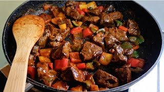 🍽️Beef liver recipe/Dore uko nteka UMWIJIMA w'inka ukaryoha cyane.