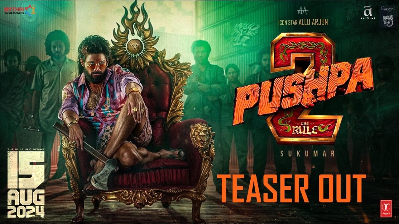 Pushpa 2 The Rule Teaser Hindi Allu Arjun Sukumar Rashmika