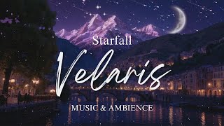 4K | Velaris Starfall Night | ACOTAR Inspired Ambience Music for Reading, Studying \u0026 Relaxing ✨