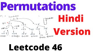 Permutations | leetcode 46 | Hindi