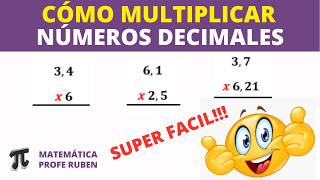 Cómo multiplicar números decimales