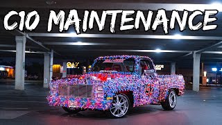 MAINTENANCE ON THE C10 BURNOUT TRUCK | LA PIÑATA