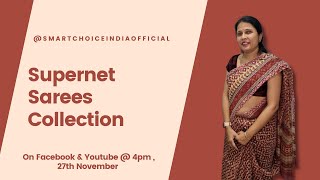 Supernet Saree Collection | Smart Choice