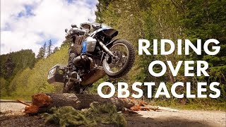 How to Ride Your ADV Motorcycle Over Obstacles - No Need to Turn Around and Go Back - R1200GS
