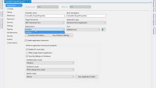 Visual Basic Tutorial 2 - Project Properties