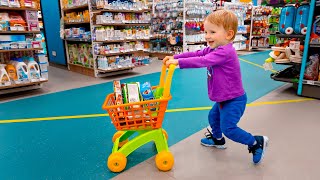 Five Kids Let's go shopping + more Children's Songs and Videos
