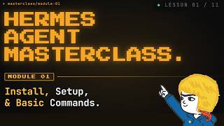 Hermes Agent Masterclass: 1. Installation, Setup, Basic Commands