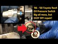 '96 - '00 Toyota Rav4 Oil Pressure Sensor/Switch - BIG oil leak, EASY fix! Also Camry, other Toyotas