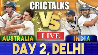 India vs Australia 2nd Test Day 2 Live Scores | IND vs AUS 2nd Test Live Scores #cricketnews24h