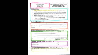 NCDA&CS Structural RT School Registration Form Instructions