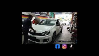 Volkswagen Golf Gti and Rowe Motor Oil