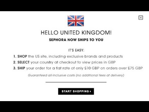 Sephora UK Shipping Info & Exclusions Sephora UK Shipping Info & Exclusions