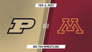 Select Matches: Minnesota vs. Purdue | Big Ten Wrestling | Feb. 6, 2022