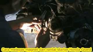 Cara melepas rantai starter motor