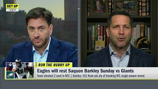 ‘RINGS OVER RECORDS!’ 💍 - Adam Schefter on Saquon Barkley SITTING vs. Giants | Get Up