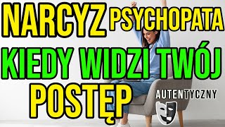 NARCYZ - KIEDY WIDZI TWÓJ POSTĘP - NARCYSTYCZNE ZABURZENIE #narcyz #socjopata #psychopata #npd