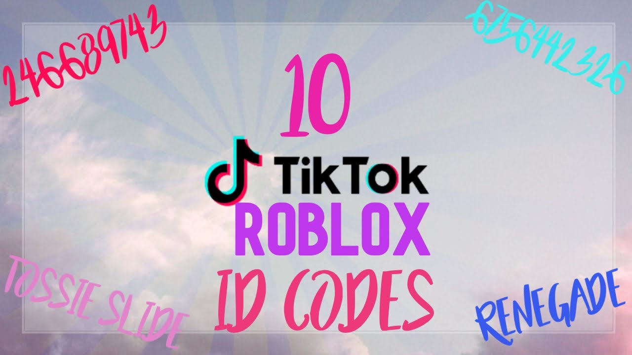 Top 10 Tik Tok Roblox Music Id Codes - YouTube