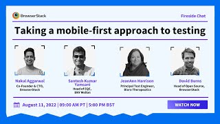 Taking a mobile-first approach to testing