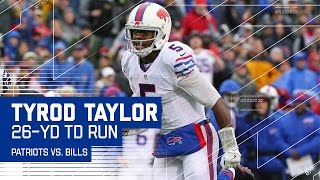 Bills Punter Fumbles But Still Gets 1st Down \u0026 Tyrod Taylor's 4th Down TD! | Pats vs. Bills | NFL