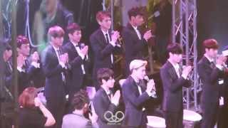 [HD Fancam] 140912 EXO Press con (Back stage)