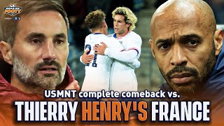 USMNT U-23 Complete Comeback & Draw vs. Thierry Henry's France! | Morning Footy