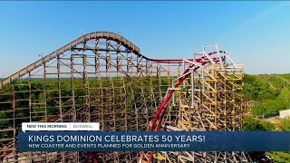 Kings Dominion shares 50th birthday plans